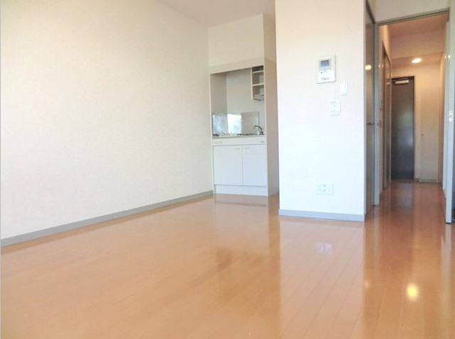 Living and room. TV monitor interphone with