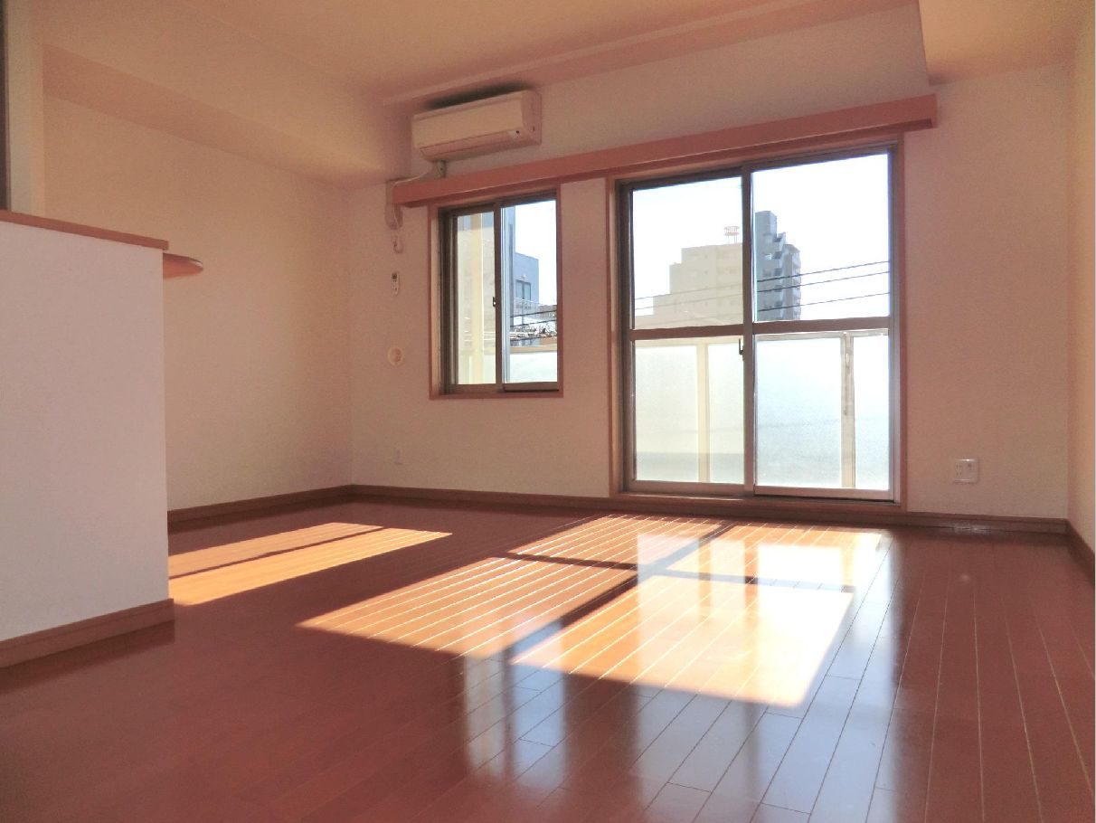 Living and room. Ceiling is spacious at elevated