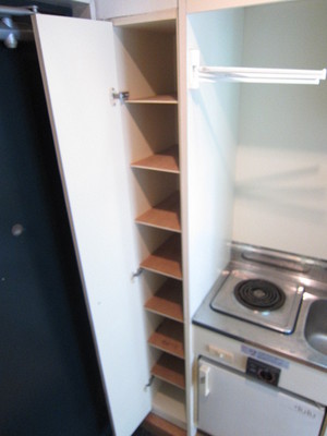 Entrance. It comes with a shoebox