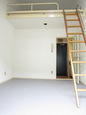 Living and room. Loft with a Western-style