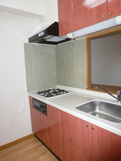 Kitchen. Cooking a breeze in the two-burner stove in the kitchen