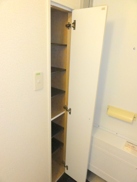 Entrance. With a shoe box. 