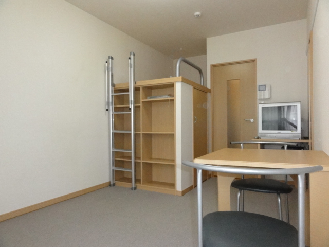 Living and room. Under the bet is a walk-in closet ☆