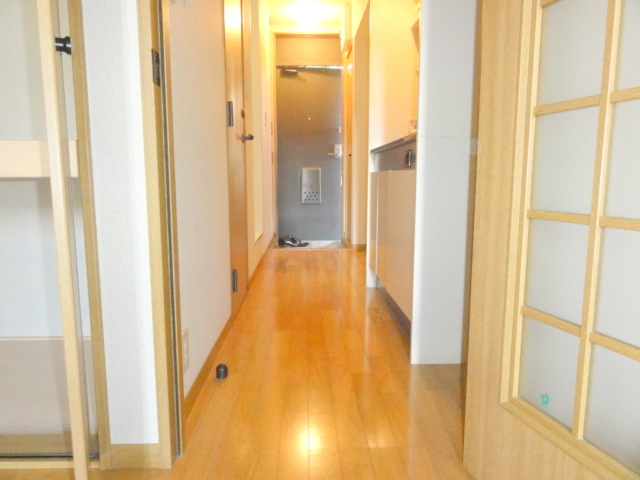 Entrance. It is the state of the corridor as seen from the room.