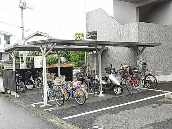 Other common areas. Is a parking lot with a roof