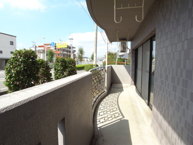 Balcony. Facing south