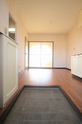 Entrance. Entrance with a convenient shoes BOX