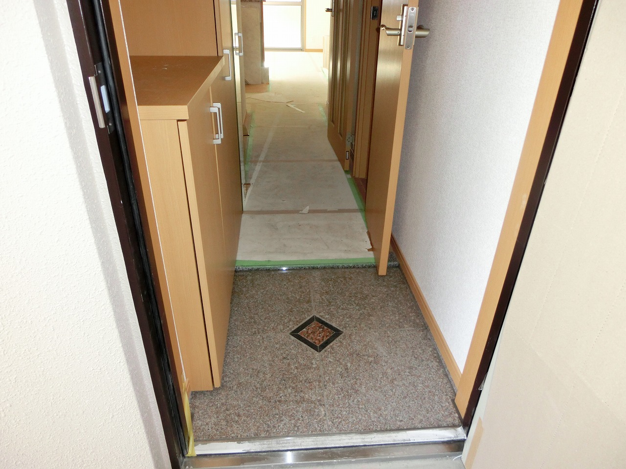 Entrance. Bright entrance