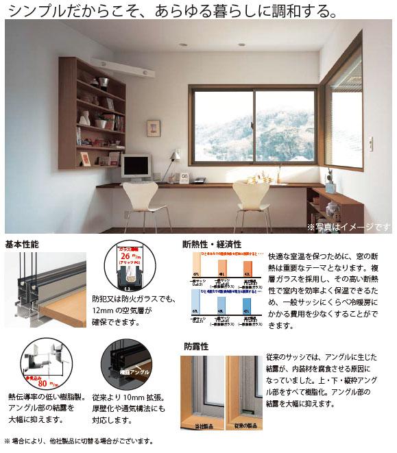Other Equipment. Features that are really sought ・ Performance ・ It was realized design only to simple, Of aluminum sash Standard.