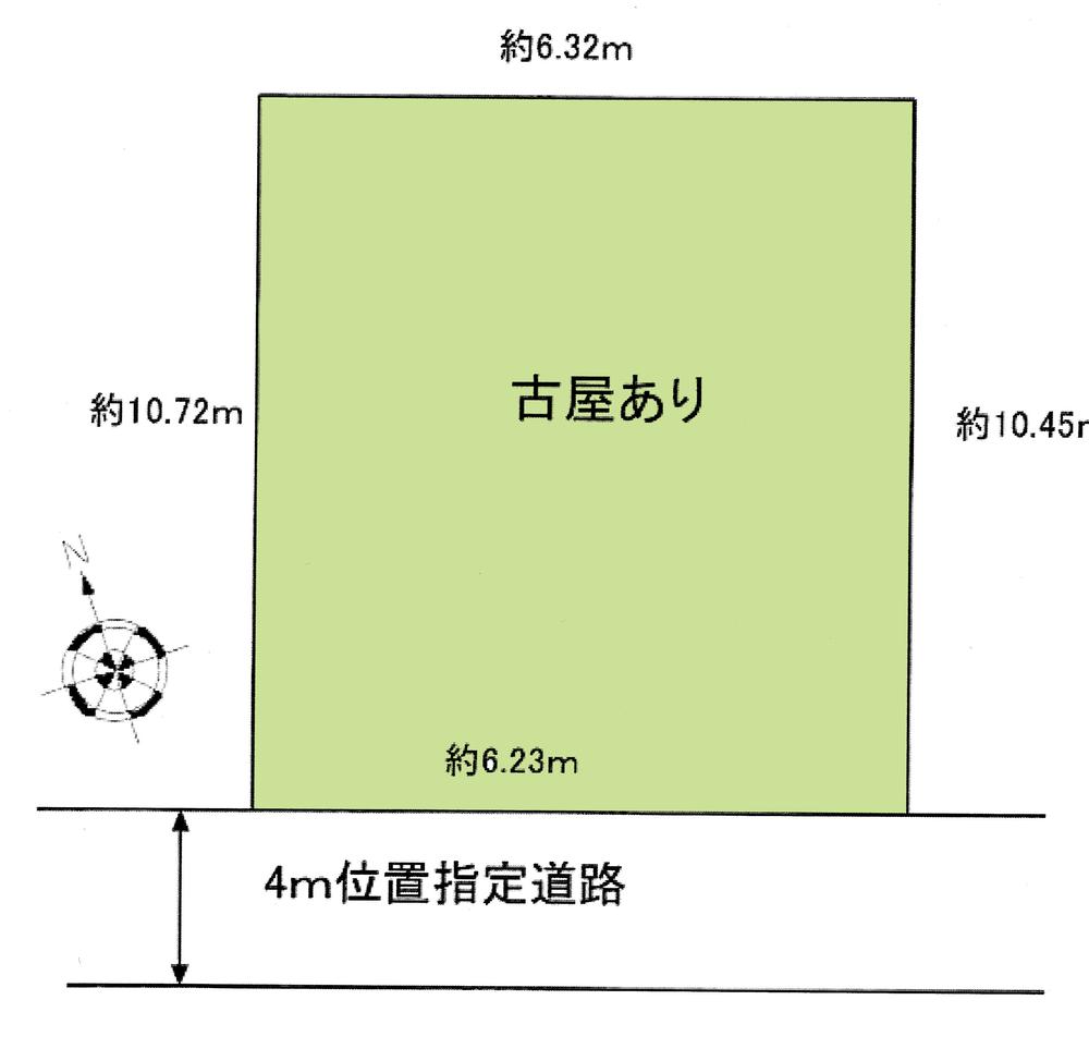 Compartment figure. Land price 6.5 million yen, Land area 67.2 sq m compartment view