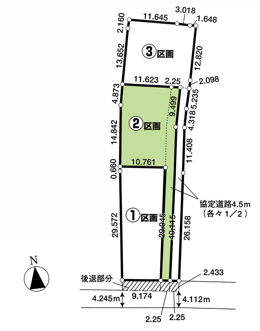 Compartment figure. Land price 10.3 million yen, Land area 331.69 sq m