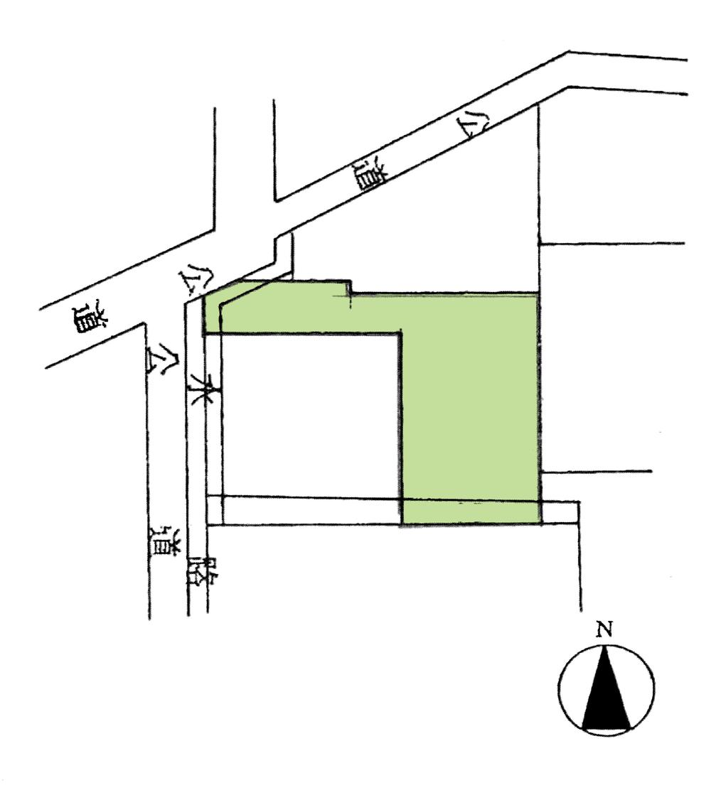Compartment figure. Land price 9.8 million yen, Land area 95 sq m compartment view