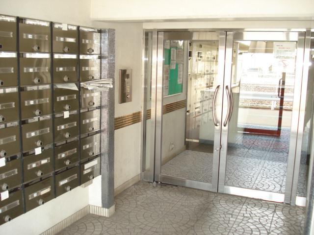 Parking lot. Entrance