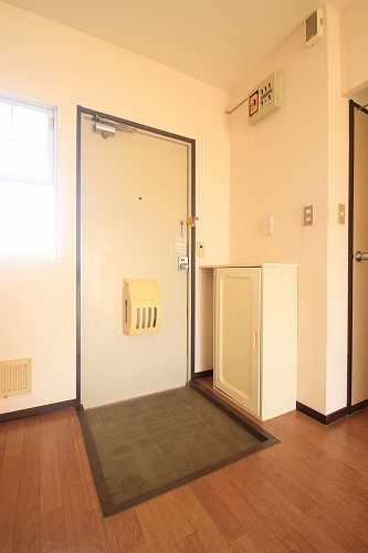 Entrance. Entrance with a convenient shoes BOX