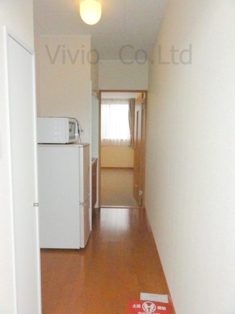 Entrance. Corridor seen from the entrance.