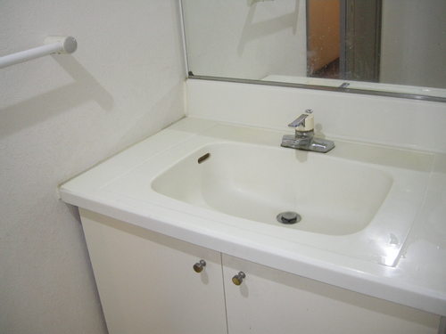 Washroom. Independent wash basin