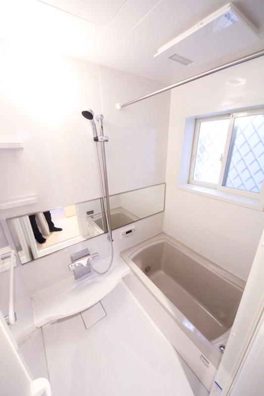 Bathroom. Bathroom with bathroom heating dryer