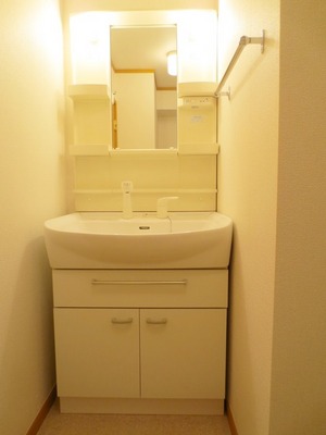 Washroom. Independent wash basin