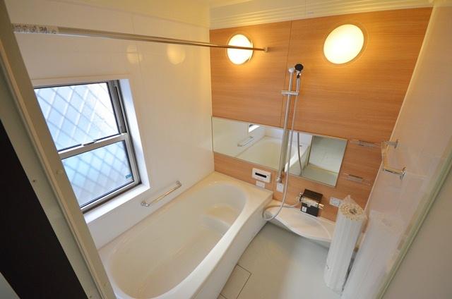 Bathroom. Bathroom of calm atmosphere. 