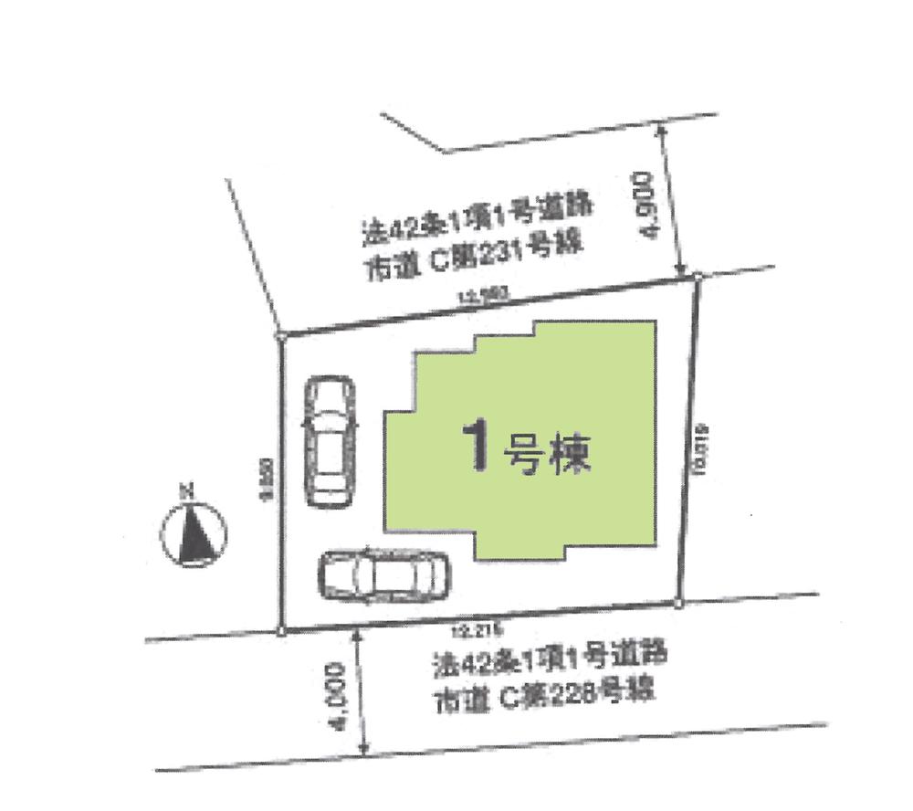 Compartment figure. 29,800,000 yen, 4LDK, Land area 118.93 sq m , Building area 93.98 sq m compartment view
