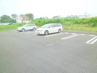 Parking lot. On-site parking