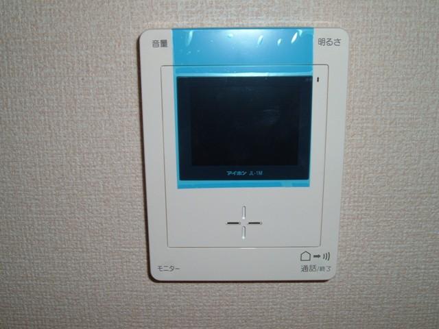 Security equipment. Monitor with intercom
