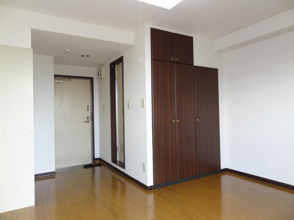 Living and room. System closet with.