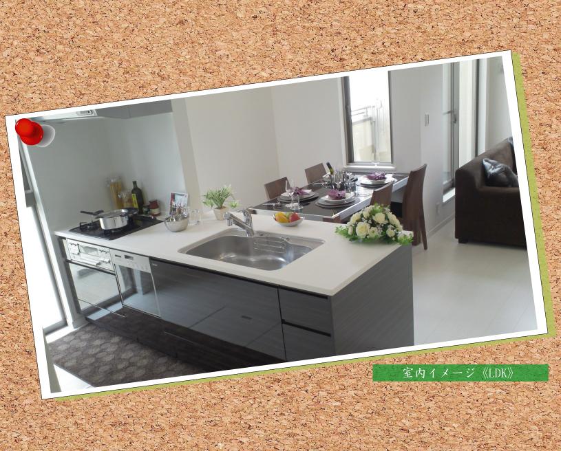 Building plan example (introspection photo). Building construction cases "LDK"