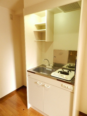 Kitchen. 1-neck with gas stove