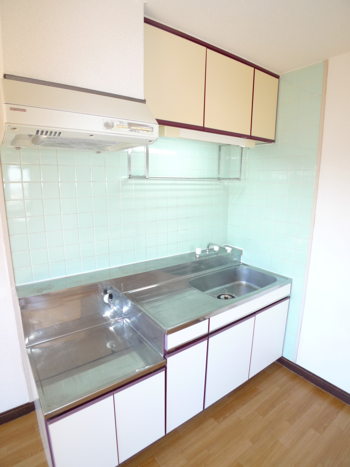 Kitchen. It is a compact kitchen