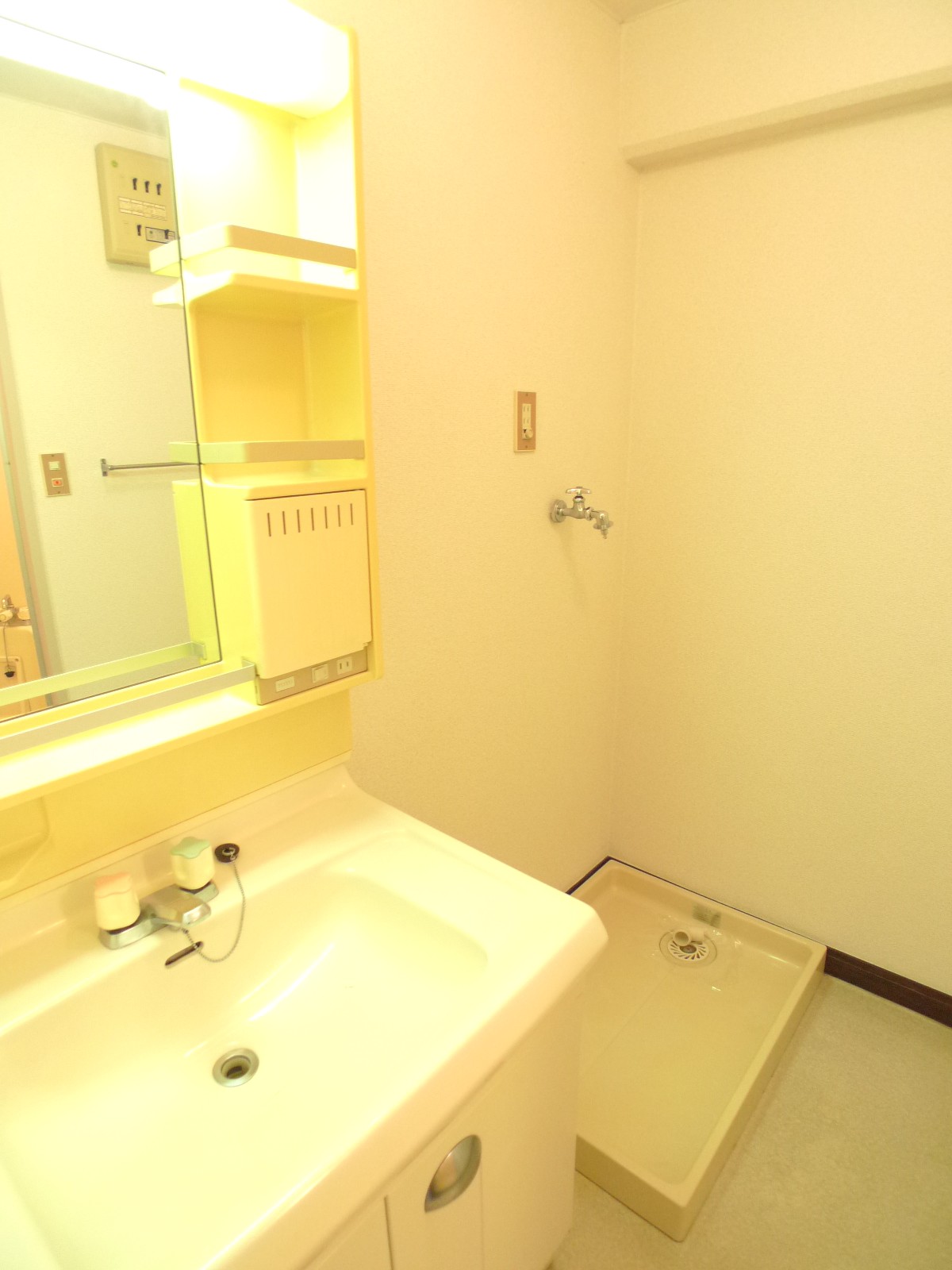 Washroom. Independent wash basin