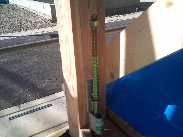 Other introspection. Anchor bolt ・ Since the house at the time of the Great Hanshin-Awaji Earthquake building there were many that were missing from the foundation, Severe machine gun was provided then.