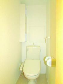 Toilet. It is a warm water washing toilet seat.