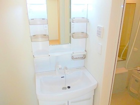 Washroom. Shampoo is vanity.