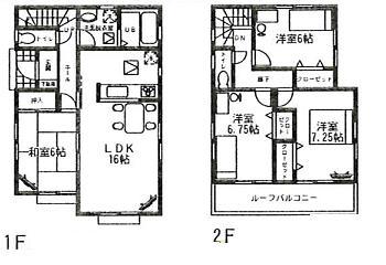 Floor plan. 26,800,000 yen, 4LDK, Land area 102.5 sq m , Building area 99.77 sq m