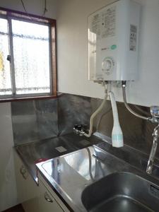 Kitchen. Gas stove correspondence