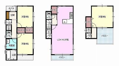 Compartment figure. Land price 20.8 million yen, Land area 90.45 sq m