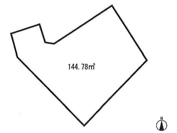 Compartment figure. Land price 39,400,000 yen, Land area 144.78 sq m