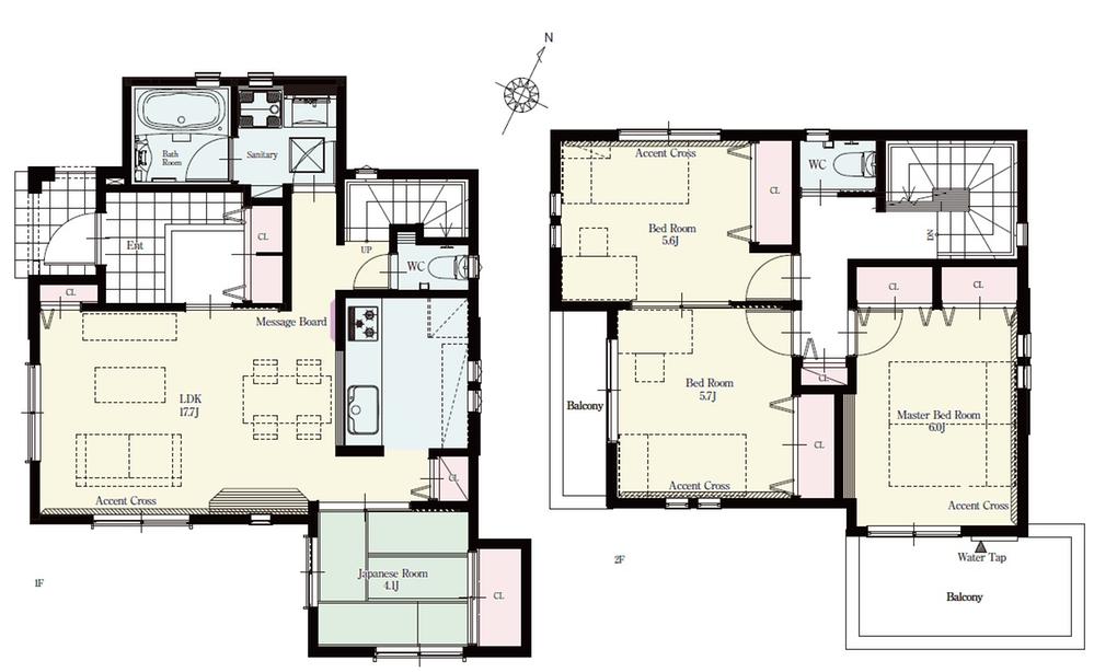 Floor plan. The eyes of the caregiver is doing a childcare that Yukitodoku in small groups while to cherish the 441m ◇ personality to Izumi kindergarten.  Once a week mom except bread lunch of homemade lunch! 
