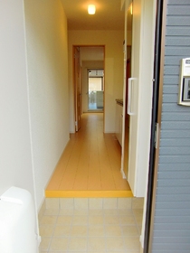 Entrance. Shoes is with a box. (Same construction type)