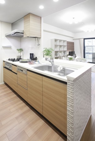 Counter kitchen feel a sense of unity with the living