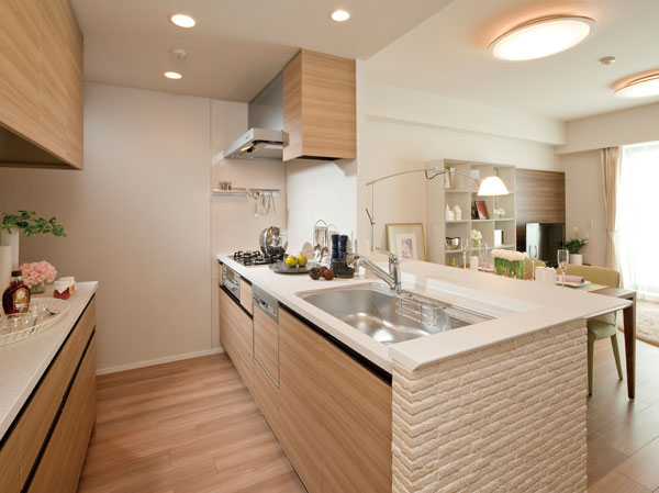 Kitchen.  [kitchen] Water section of relaxation and beauty and functionality.