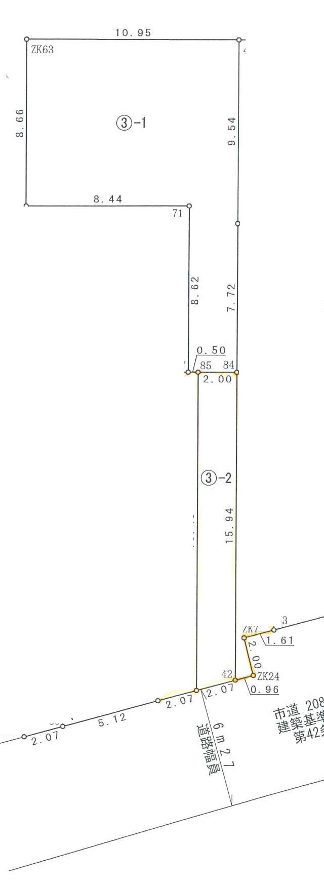 Compartment figure. Land price 16.5 million yen, Land area 148.78 sq m