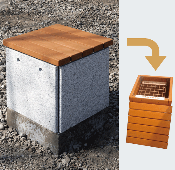 earthquake ・ Disaster-prevention measures.  [The bench also serves soup kitchen stove] (Same specifications)