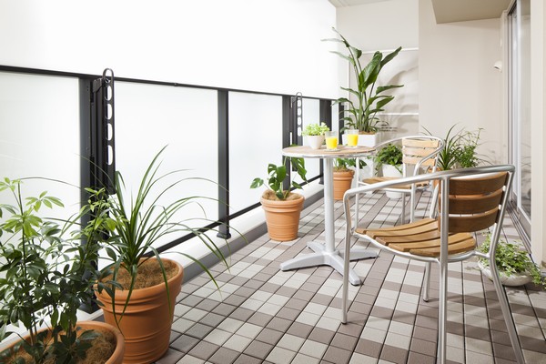 balcony / Open space wide balcony weave