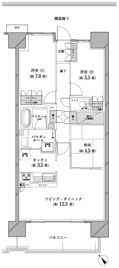 Floor: 3LDK, occupied area: 73.92 sq m, Price: TBD