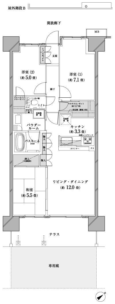 Floor: 3LDK + MC + WIC, the occupied area: 73.86 sq m, Price: 26,900,000 yen, now on sale
