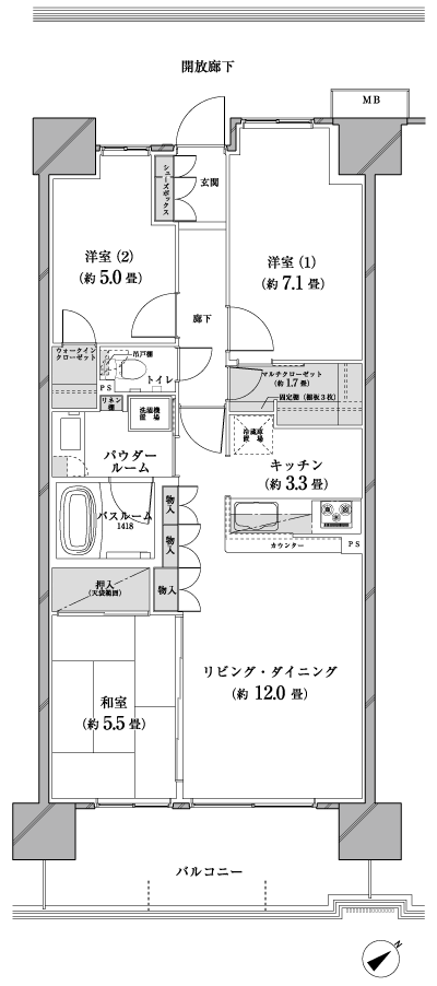 Floor: 3LDK + MC + WIC, the occupied area: 73.86 sq m, Price: TBD