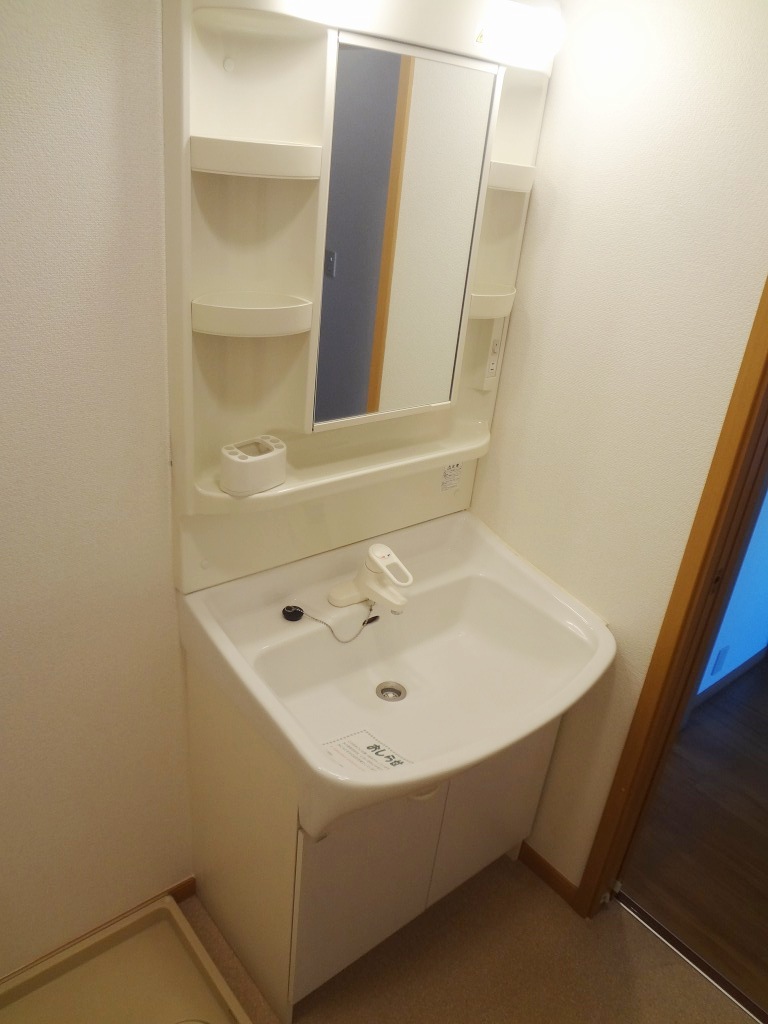 Washroom. Reversal type reference photograph