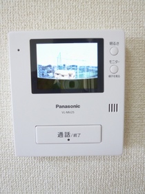 Other Equipment. Women peace of mind intercom with a TV monitor